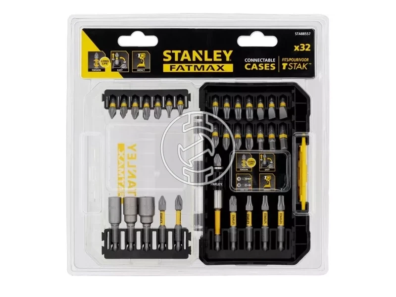 Stanley FatMax bit-és dugókulcs készlet 32 részes, MULTI-STACK