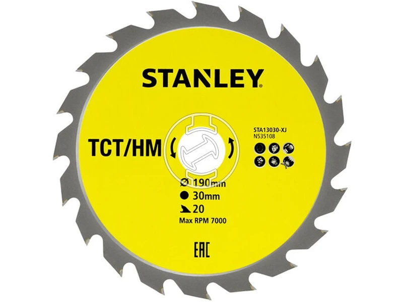 Stanley STA13030-XJ körfűrészlap 190 x 30 mm | fogszám: 20 db