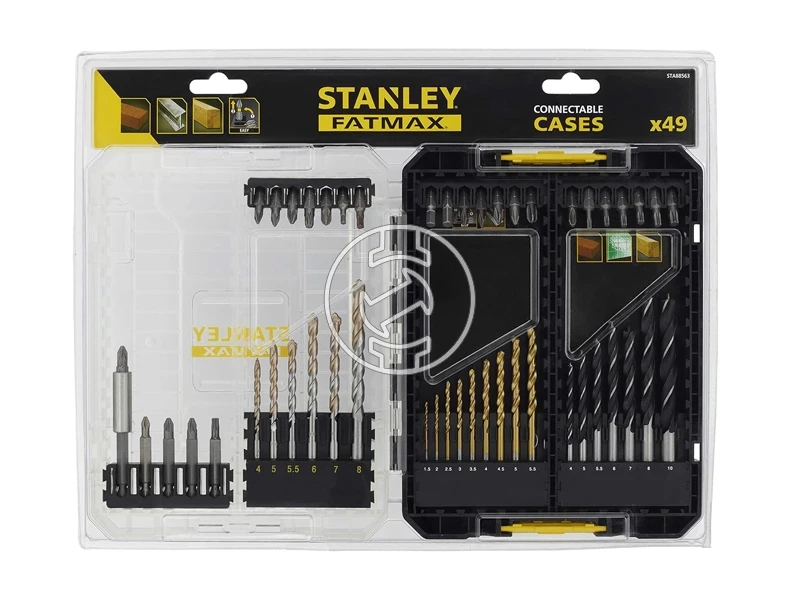 Stanley FatMax fúró-csavarbehajtó készlet 49 részes, MULTI-STACK