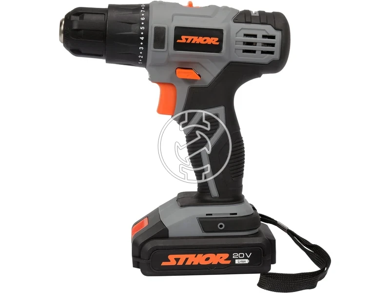 Kép: Sthor 78082 akkus furocsavarozo tokmanyos 20 V 26 Nm 2 x 2 Ah akku tolto.webp