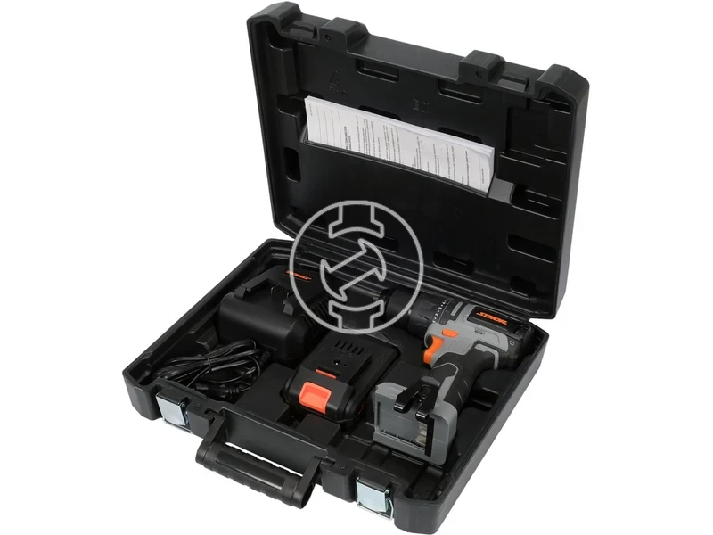 Kép: Sthor 78085 akkus furocsavarozo tokmanyos 20 V 45 Nm 2 Ah akku tolto.webp