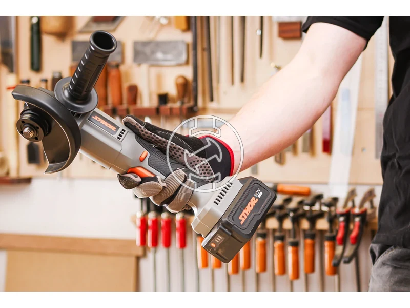 Kép: Sthor 78097 akkus gep szett 20 V sarokcsiszolo furocsavarozo 2 Ah akku tolto.webp