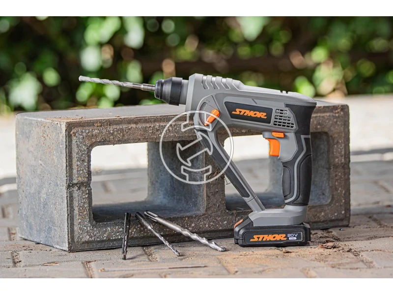 Kép: Sthor 78107 akkus furo-vesokalapacs 20 V 11 J SDS-Plus.webp