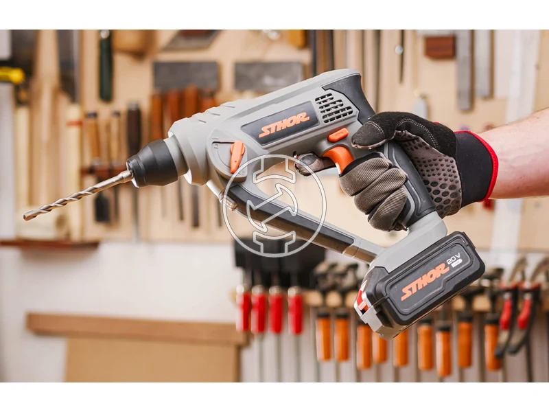 Kép: Sthor 78107 akkus furo-vesokalapacs 20 V 11 J SDS-Plus.webp