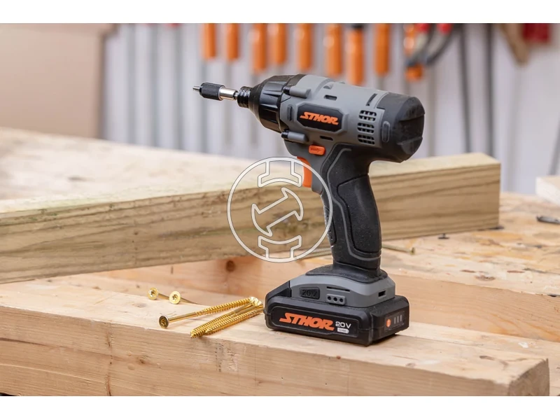 Kép: Sthor 78113 akkus utvecsavarozo bitbefogassal 20 V 150 Nm.webp