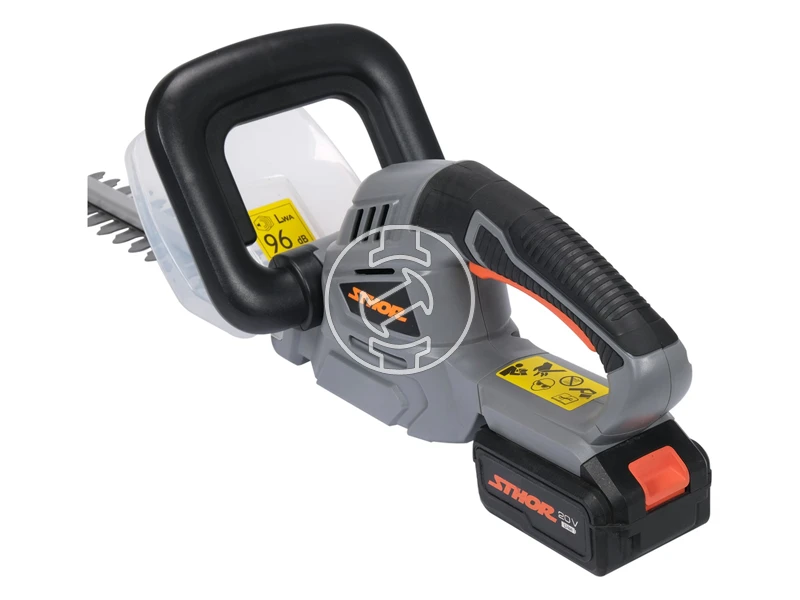 Sthor 78187 akkus sövényvágó 20V 45 cm 2 Ah akkumulátor + töltő