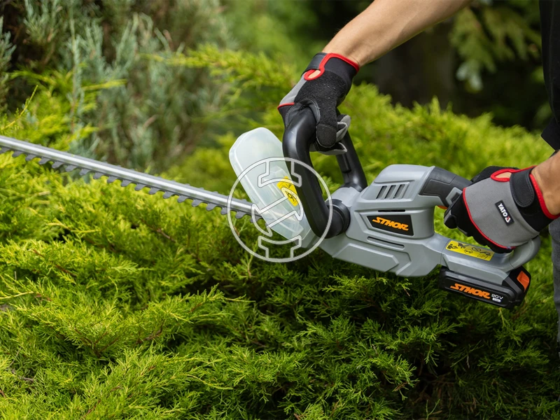 Sthor 78187 akkus sövényvágó 20V 45 cm 2 Ah akkumulátor + töltő