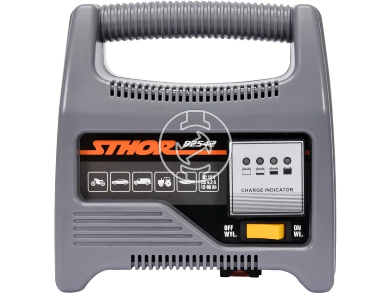 Kép: Sthor 82542 akkumulatortolto-indito 12 V6 A max. 90 Ah.webp