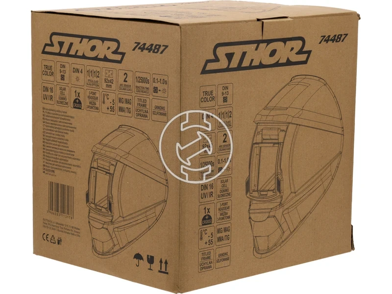 Kép: Sthor automata hegeszto fejpajzs True Color 92x42 mm felnyithato.webp
