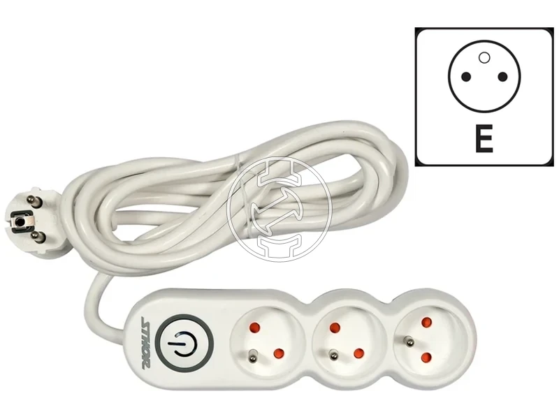 Kép: Sthor hosszabbitokabel 3 m  15 mm2  230 V_0.webp