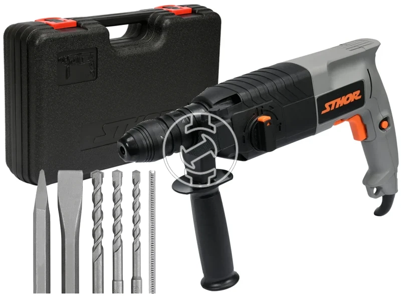 Sthor 79054 elektromos fúró-vésőkalapács 2,4 J | 620 W, SDS-Plus