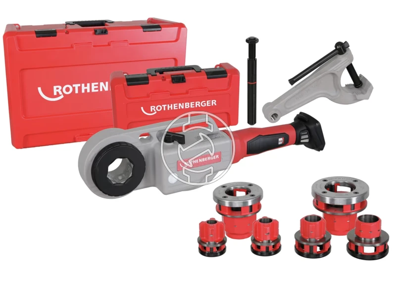 Rothenberger SUPERTRONIC 2000 E akkus menetvágó set BSPT R 1/2–3/4–1–1.1/2–2 AMP