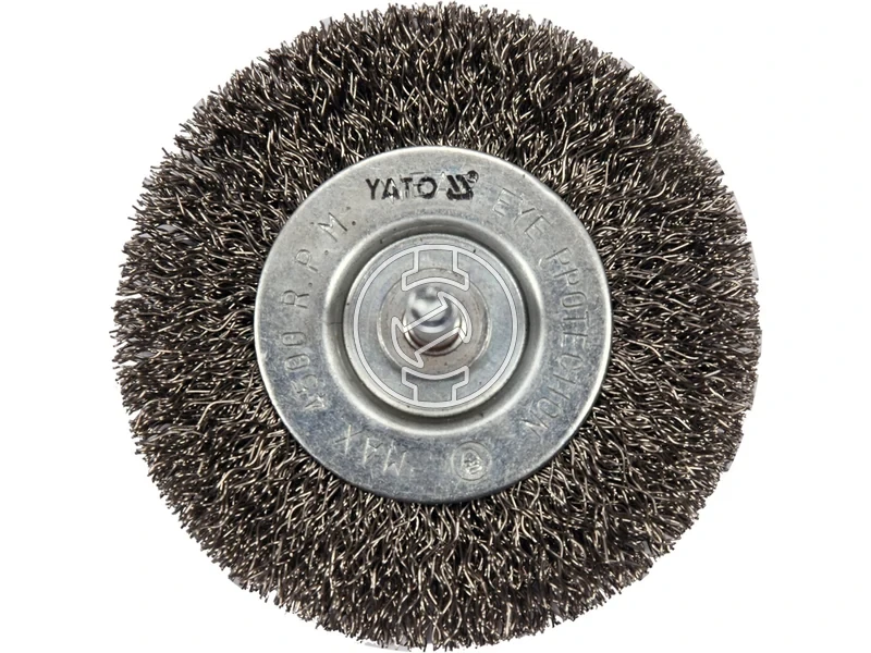 Kép: Szaras rozsdamentes INOX drotkorong 75 mm furogephez.webp