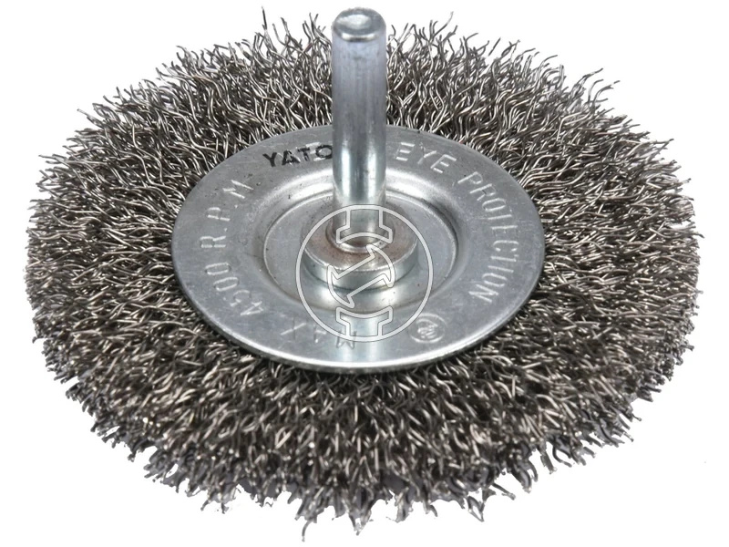 Kép: Szaras rozsdamentes INOX drotkorong 75 mm furogephez.webp