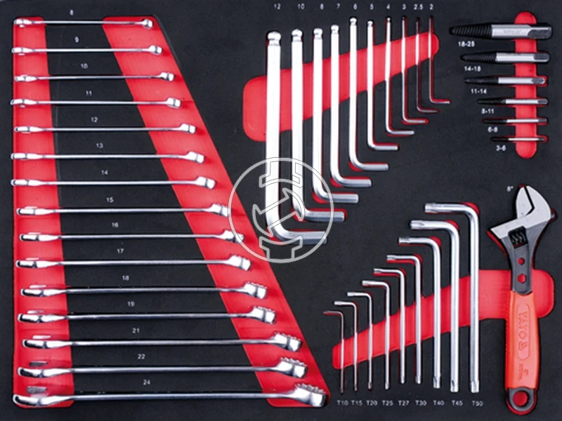 Kép: Szerszamkocsi szerszamokkal 211 reszes YATO 11.webp