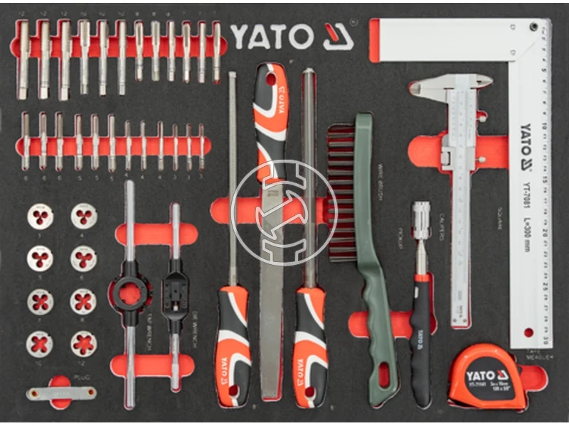 Kép: Szerszamkocsi szerszamokkal 211 reszes YATO 11.webp