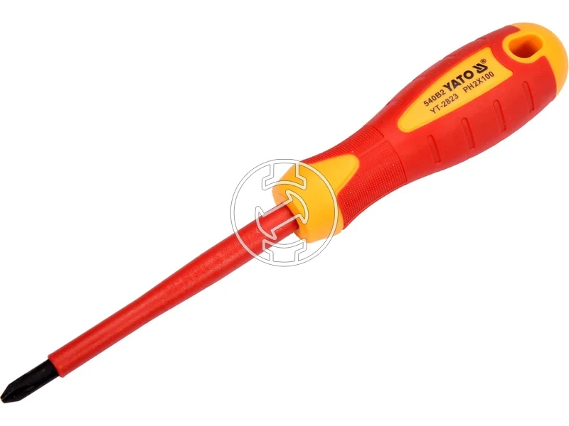 Kép: Szigetelt keresztfeju Phillips csavarhuzo PH2 x 100 mm.webp