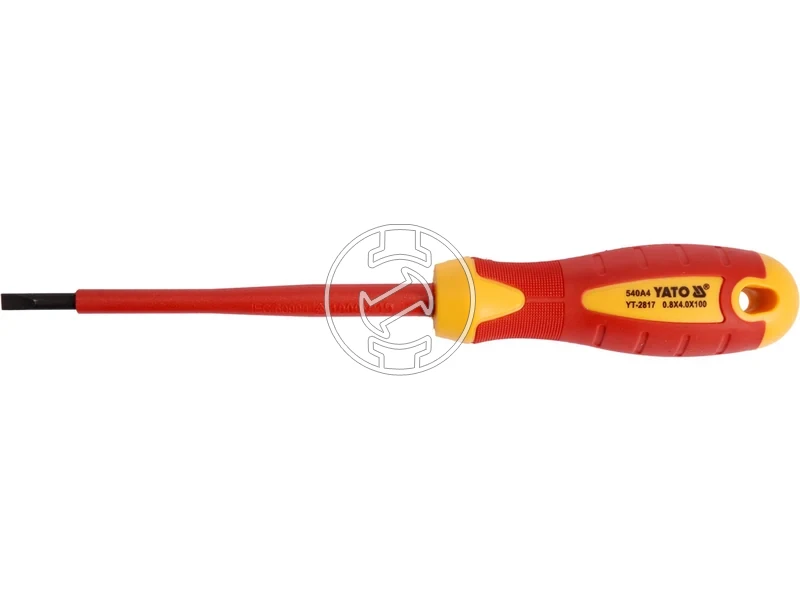 Kép: Szigetelt lapos csavarhuzo 1000 V 4 x 100 mm.webp