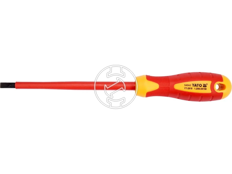 Kép: Szigetelt lapos csavarhuzo 1000 V 65 150 mm.webp