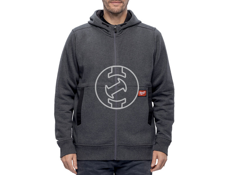 Milwaukee GRIDIRON szürke kapucnis pulóver XXL