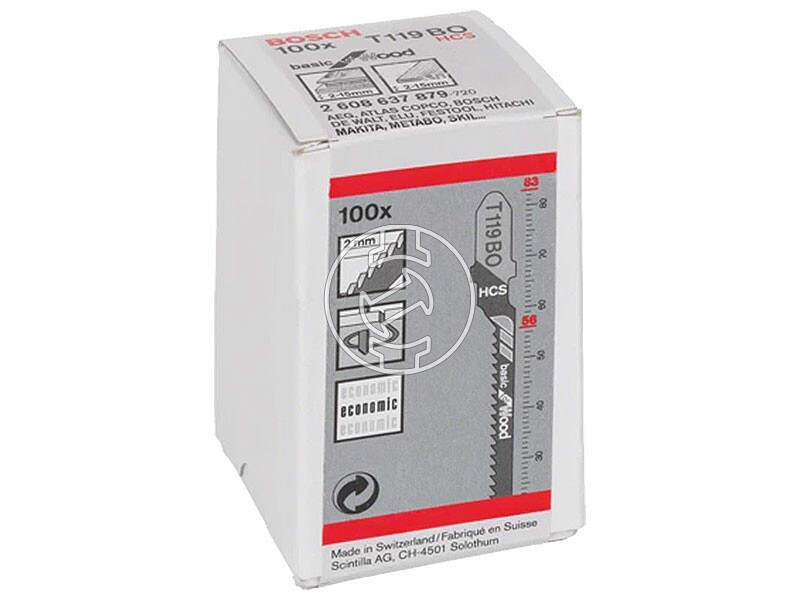 T 119 BO Basic for Wood szúrófúrészlap