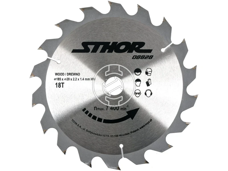 Kép: TCT kemenyfemlapkas faipari korfureszlap 18520 mm 18 fog.webp