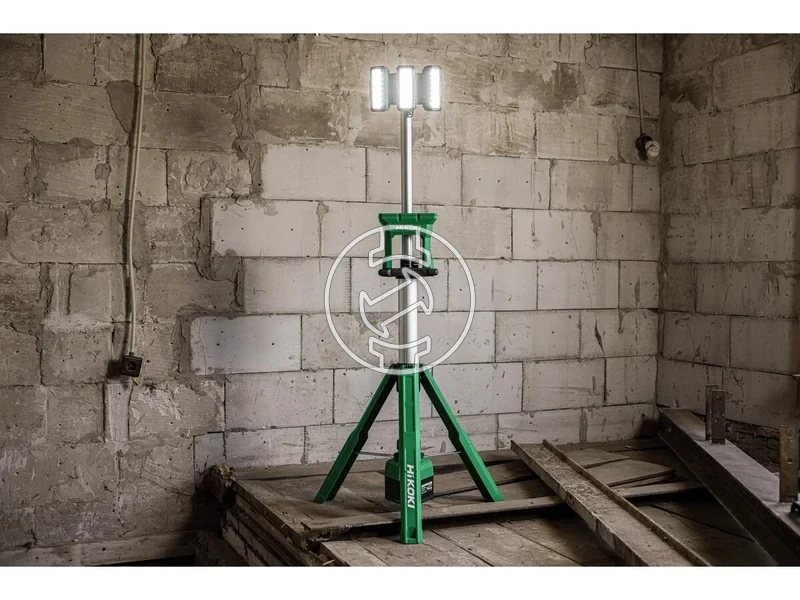 Kép: Teleszkopos alloreflektor 3 elforgathatodontheto fej 1000200030004000 Lumen halozati csatlakozo hibrid akkurol vagy halozatrol IP55 88Kg.webp