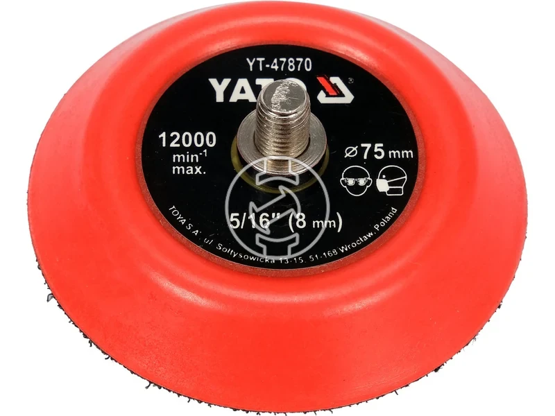 Kép: Tepozaras csiszolotalp 75 mm 516 menetes.webp