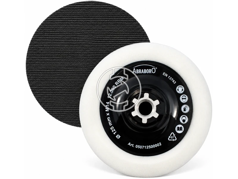 Kép: Tepozaras gumitanyer szivacsos 125 x M14 12mm_3.webp
