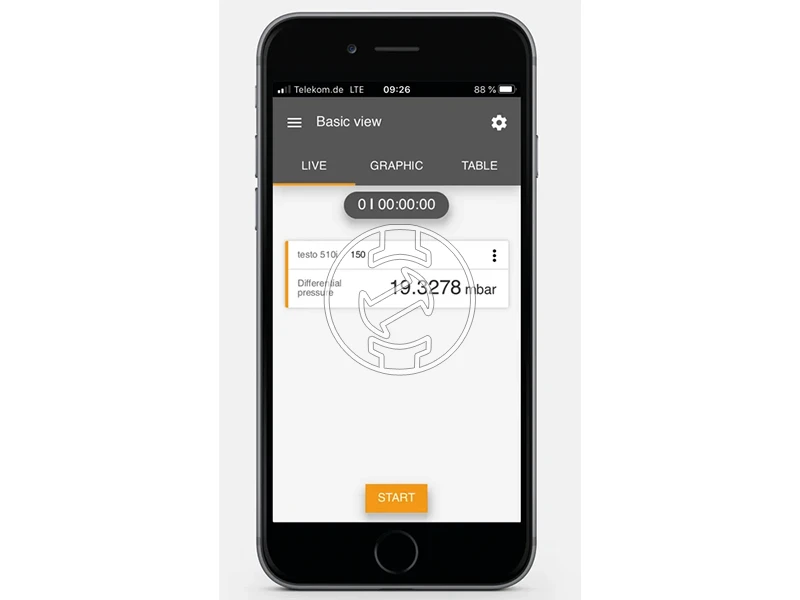 Testo 510i bluetoothos differenciál nyomásmérő