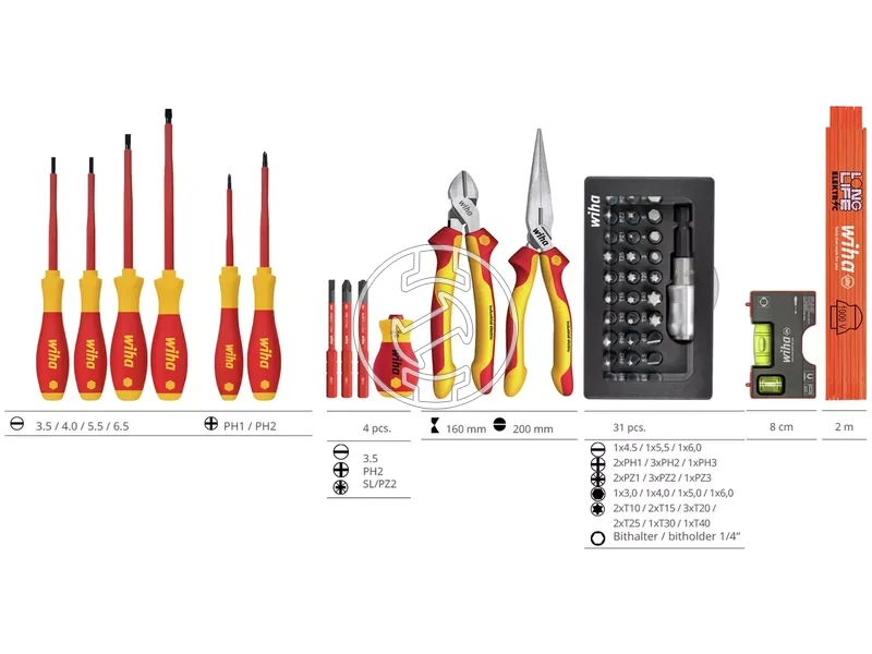 Kép: Tool case basic set L electric 46 pcs..webp