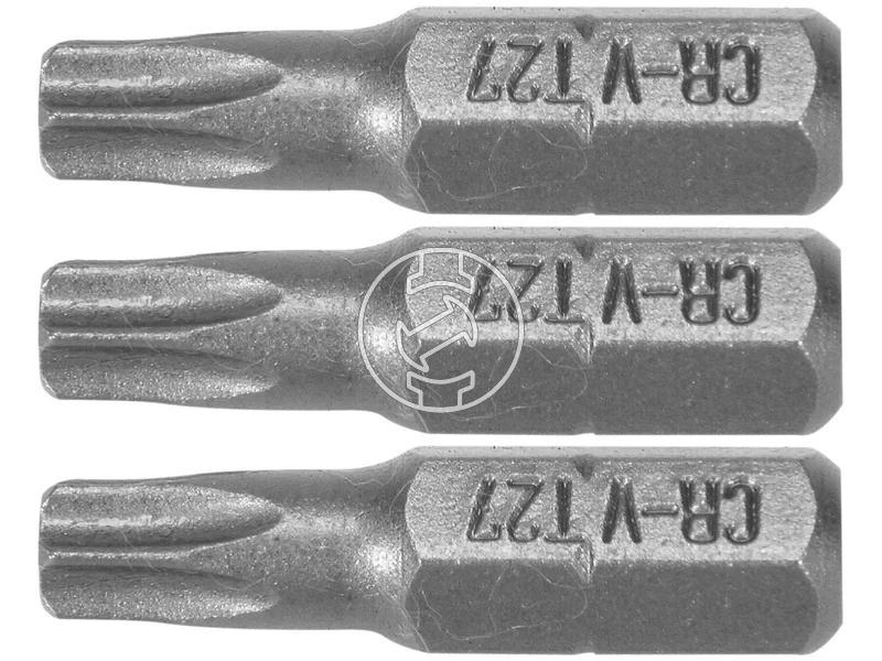 Kép: Torx T27 bit 25 mm 14 hatszog szar 3 db-os csomag.webp