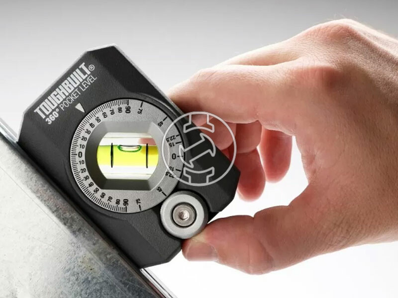 Toughbuilt 360° 8 cm mágneses zseb vízmérték