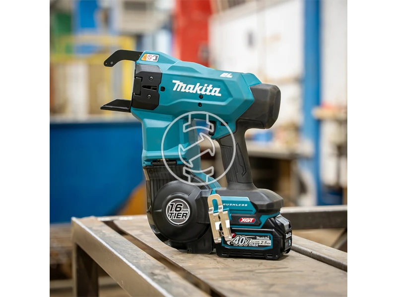 Makita TR001G akkus betonvas kötözőgép 40 V | Szénkefementes | Akku és töltő nélkül