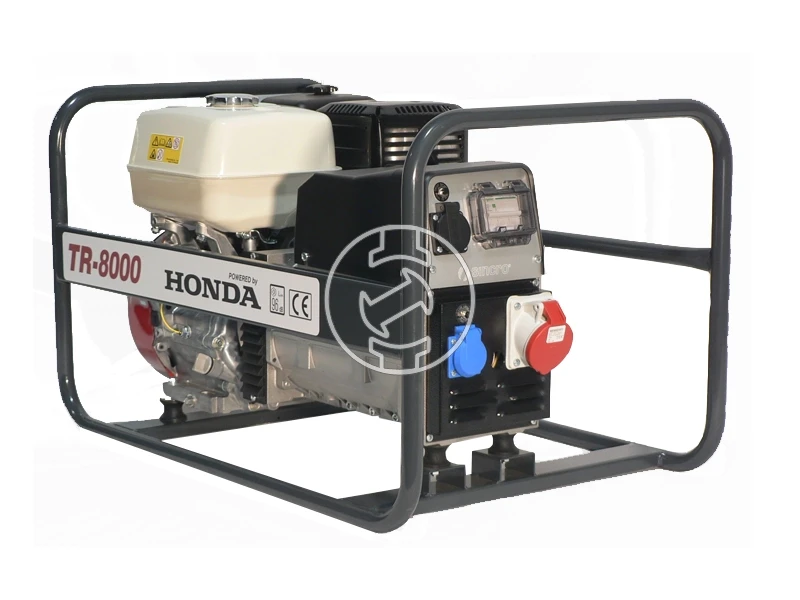 Tresz TR-8000 benzines háromfázisú aggregátor 3F: 8 kVA, 1F:6 kVA, GX-390