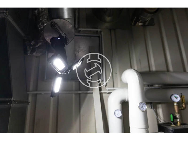 Ansmann WL7000R akkus teleszkópos térmegvilágító lámpa 7000 lm, 3 x 22 W SMD-LED