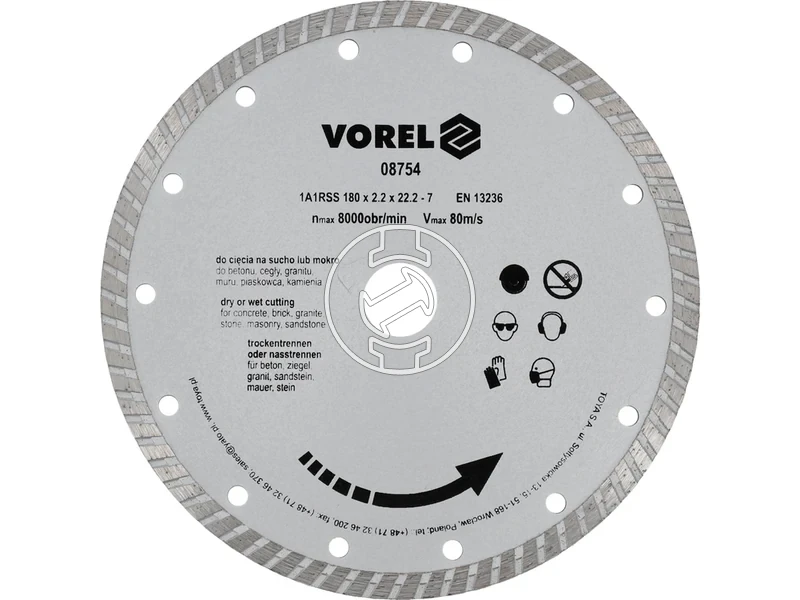 Kép: Turbo gyemant vagotarcsa 180 mm.webp