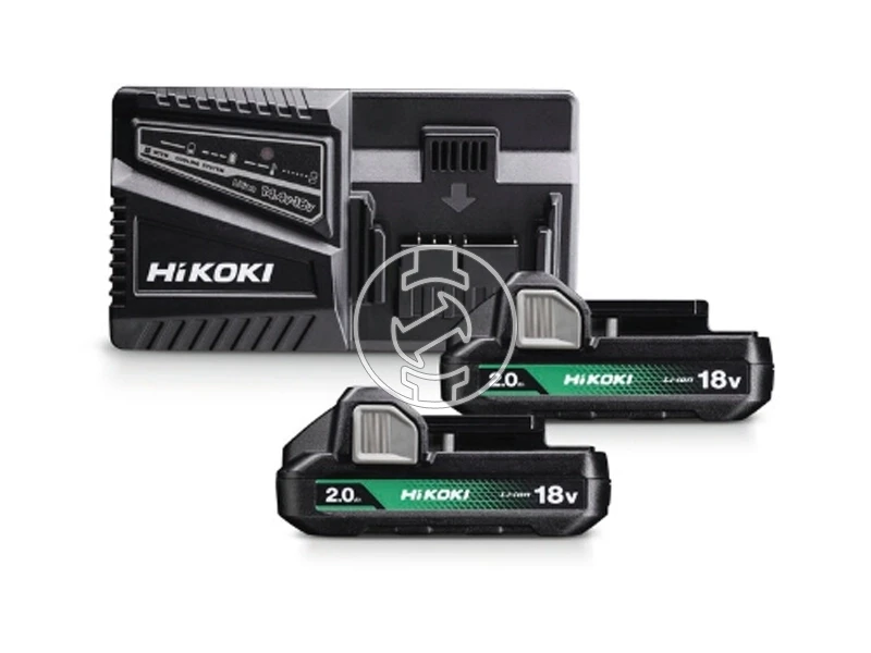 HiKOKI UC18YFSL akkumulátor és töltő szett 2x 2.0Ah
