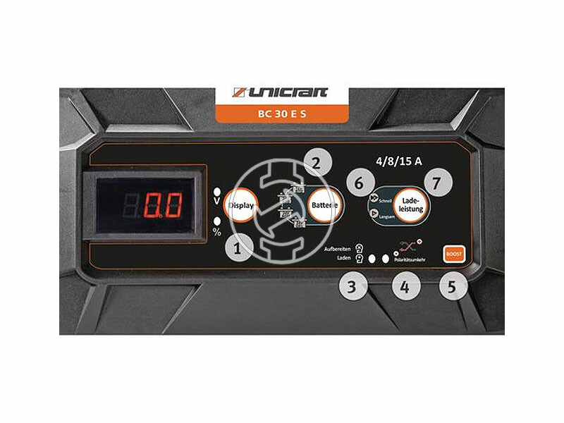 Unicraft BC 30 E S akkumulátortöltő-indító