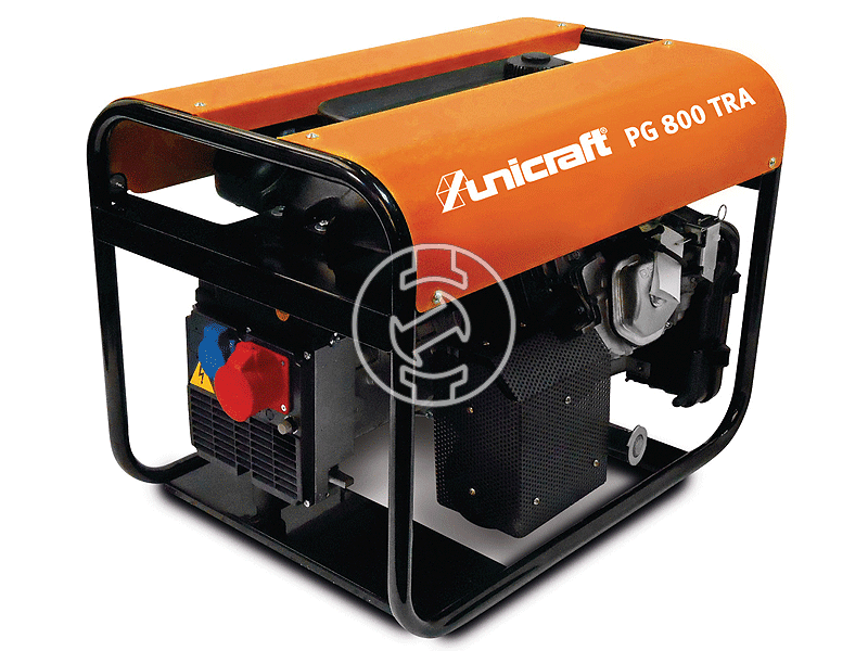 Unicraft PG 800 TRA benzines háromfázisú aggregátor