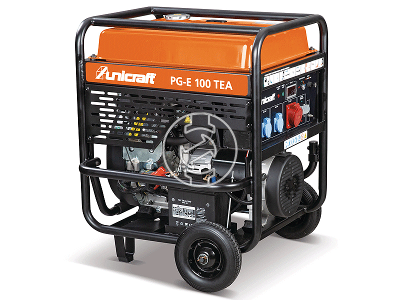 Unicraft PG-E 100 TEA benzines háromfázisú aggregátor