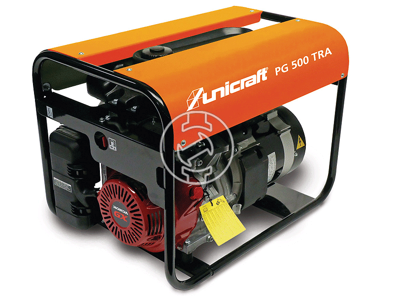 Unicraft SemiPro PG 500 TRA benzines egyfázisú aggregátor