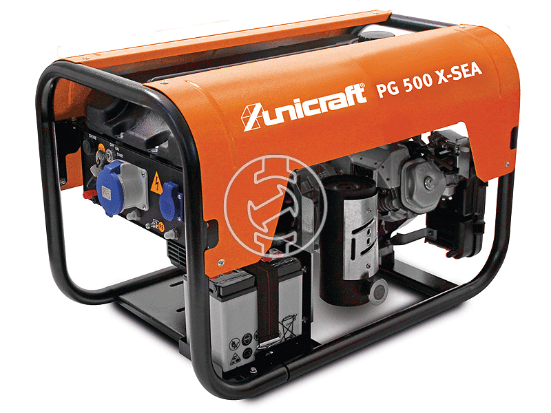 Unicraft SemiPro PG 500 X-SEA benzines háromfázisú aggregátor