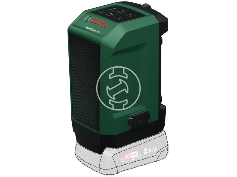 Kép: UniversalSpeaker 18V-1 Bluetooth hangszoro kartondobozban.webp