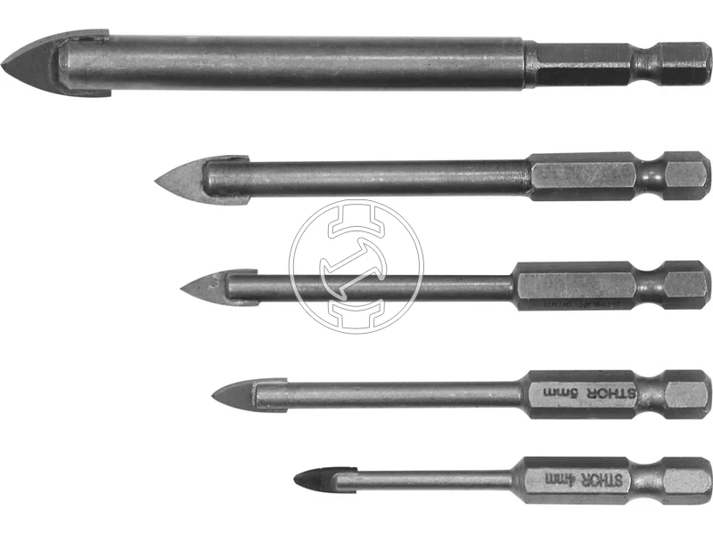 Kép: Uveg- es csempefuroszar-keszlet 5 reszes 410 mm hatszogletu befogoszarral.webp