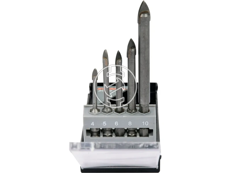 Kép: Uveg- es csempefuroszar-keszlet 5 reszes 410 mm hatszogletu befogoszarral.webp