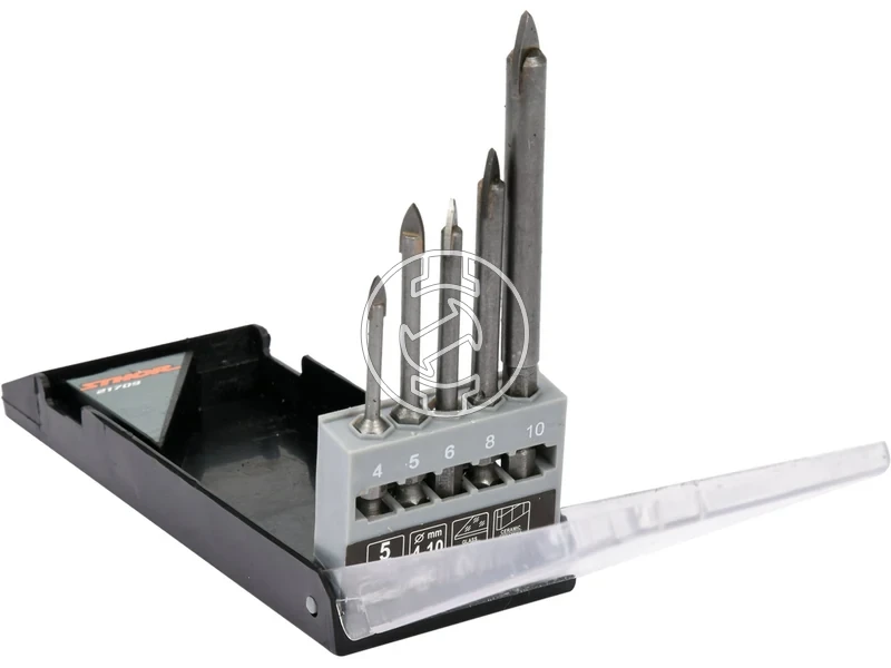 Kép: Uveg- es csempefuroszar-keszlet 5 reszes 410 mm hatszogletu befogoszarral.webp