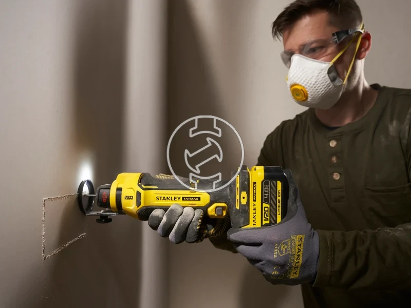 Kép: V20 18V gipszkarton kivago akkumulator es tolto nelkul.webp