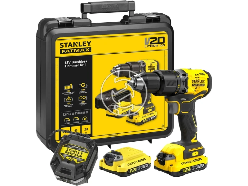 Kép: V20 MAX BL 13mm HDD 2 x 2.0Ah KB.webp