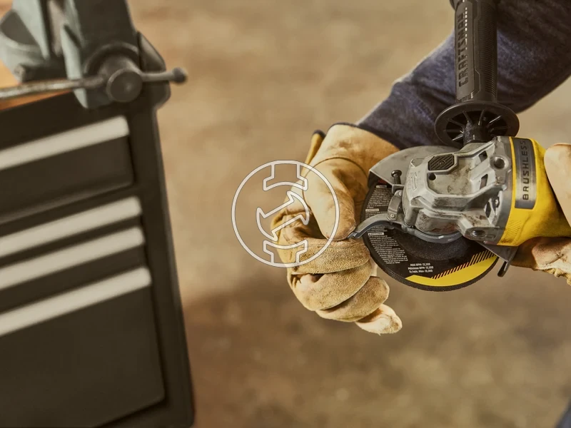 Kép: V20 MAX BL akkumulatoros sarokcsiszolo akkumulator es tolto nelkul.webp